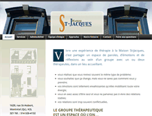Tablet Screenshot of maisonstjacques.com
